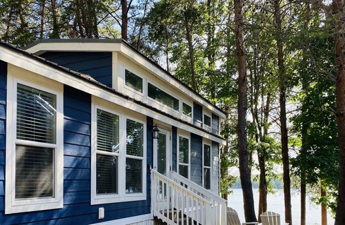 Steele Creek House | Waterfront Two Bedroom Cabin #15 on the Lake at Long Cove Resort by Redawning