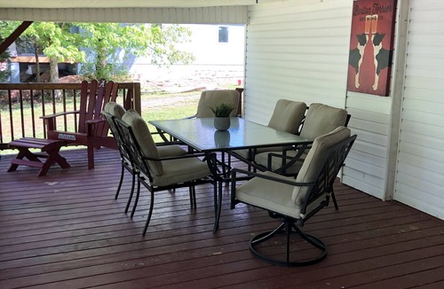 Cedar Bluff House | Waterfront with private boat ramp and dock for Fishermen and Families