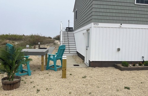 Prime Hook Beach Cottage | Waterfront- Yr 2025 Downstair den; no pet fees; toiletries for your convenience.