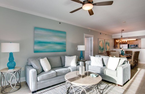 Fort Walton Beach Condo | Waterscape A606 ~ Gulf & Pool Views ~ Beach Service ~ Top Floor 2BR