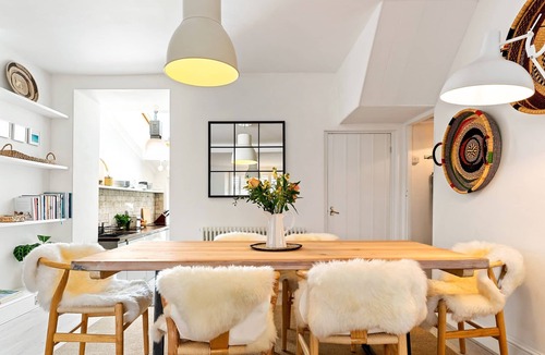 Flushing House | Waterside cottage with sea views & log burner