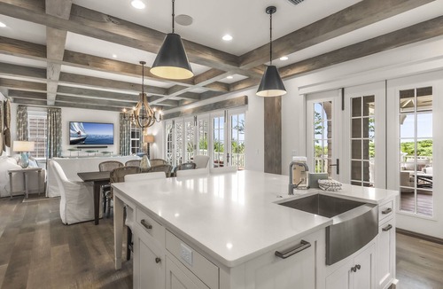 WaterSound Beach House | WaterSound Getaway with Gulf and Dune Lake Views, Pool and Elevator