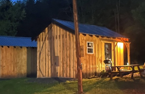Dushore Cabin | Welcoming 1-bedroom cabin in Dushore at Rocky Valley Campground Cabin 1