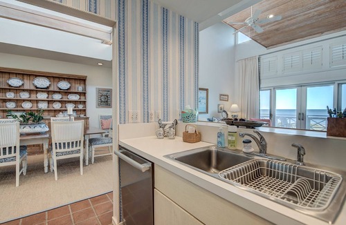 Debordieu Colony Condo | Well-appointed Oceanfront Villa with Elevator, wifi and decorated in a French country style