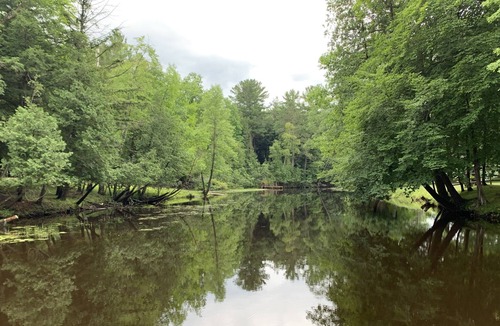 Menominee House | Well-appointed River home w/pool, screened porch, freestanding tub