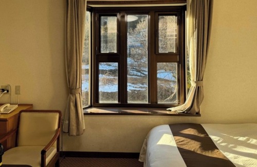 Fujikawaguchiko Hotel | West Wing Westernstyle twin room Mountain view/Minamitsurugun Yamanashi