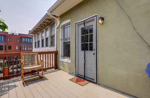 Bloomingdale Apartment | WFH in DC! Rowhouse Unit w/Office & Deck By HU