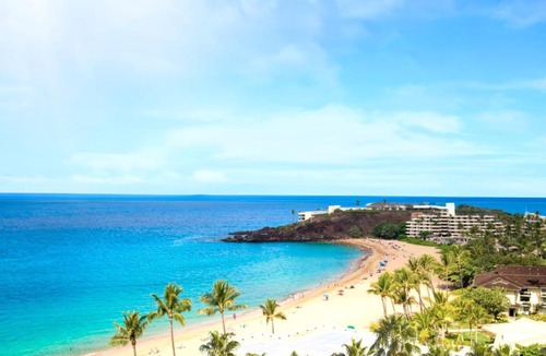 Kaanapali Apartment | Whaler Ocean View Studio Sleeps 3 Steps to Beach Complimentary Car with 6 Nights WH1-1218 by KBM