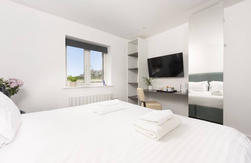 St Just Hotel | Wheal Castle, B&B - a hotel room that sleeps 2 guests in 1 bedroom