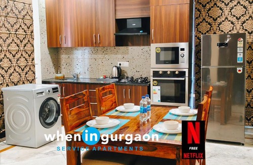 Sector 51 Apartment | When In Gurgaon - ARTEMIS HOSPITAL 1 Min Walk, FORTIS & MEDANTA 4 Mins Drive