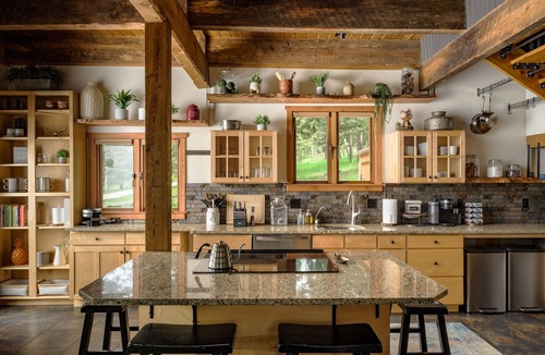 Evergreen Cabin | Whimsical Castle Retreat with Sauna, Fireplaces, Forest Setting Near Denver
