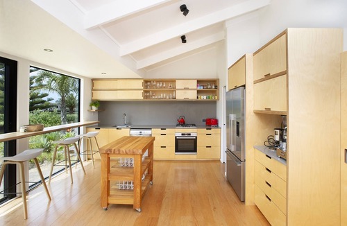 Whiritoa House | Whiritoa Beach House, by lagoon & beach