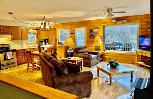 Lansing Cabin | White Pine Cabin With Swimming Pond & Hot Tub Jacuzzi
