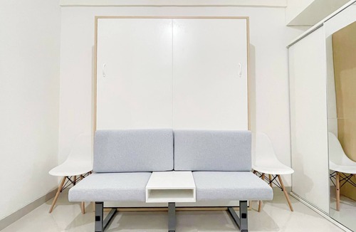 Makassar Apartment | White Studio Room (No Kitchen) At Bandaraya - Tallasa City Makassar Apartment