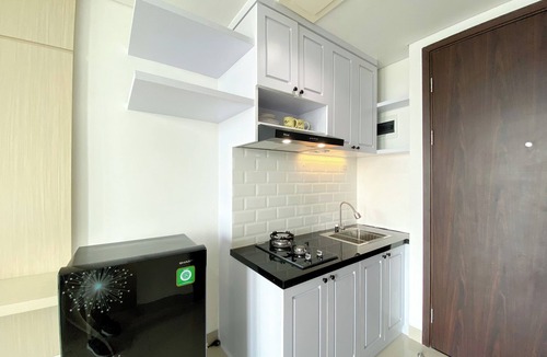 South Tambun Apartment | White Toned Style Studio At Lrt City Bekasi Apartment