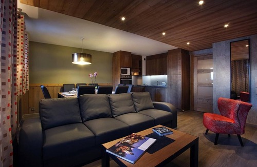 Arc-2000 Apartment | Wifi, fitness, swimming pool, sauna, hammam, balcony, tv, ski locker, 45m², Les Arcs