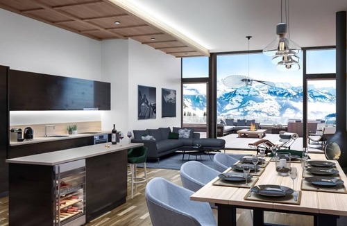Plan Peisey Apartment | Wifi, sauna, hammam, terrace, parking, ski locker, 160m², Peisey-Vallandry