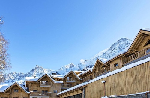 Les Houches Apartment | Wifi, view mountain, fitness, swimming pool, sauna, hammam, balcony, parking, tv, ski locker, 55m²
