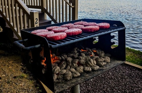 Spotsylvania Condo | Wilderness Resort Lake View Cabins offer lovely views of the Cool Springs Lake.