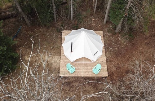 Telkwa RV Rental | Willow | Riverfront Bell Tent