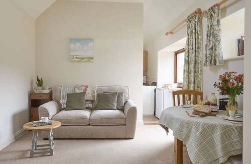 Newport Cottage | Willows - a barn that sleeps 2 guests in 1 bedroom plus 2 on sofa bed [lounge]
