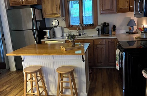 West Alton Cottage | Winni waterfront - cozy, clean, pet friendly, boat dock and best view ever!