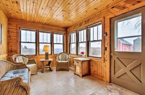 Merrimac House | Wisconsin River Valley Farmhouse: Fire Pit & View