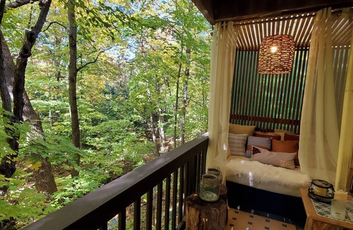 Racine Apartment | Wisconsin Treehouse Getaway!