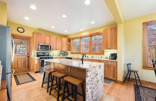 Swanton House | Wisp'd Away-Lakefront Luxury - DOCK - on 3+acres - HotTub - Firepit - Pool Table