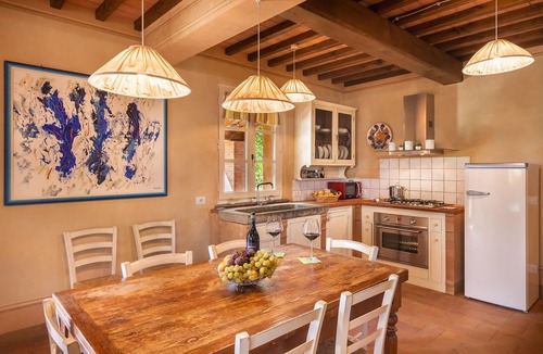 Colle di Compito Villa | Wonderful private villa for 6 guests with private pool, WIFI, A/C, TV and veranda, close to Lucca