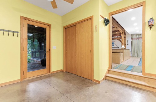 Plymouth House | Wooded lot with wildlife, indoor treehouse and screened porch: a family paradise