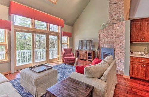 Grantham House | Wooded Waterfront Grantham Home < 10 Mi to Ski!