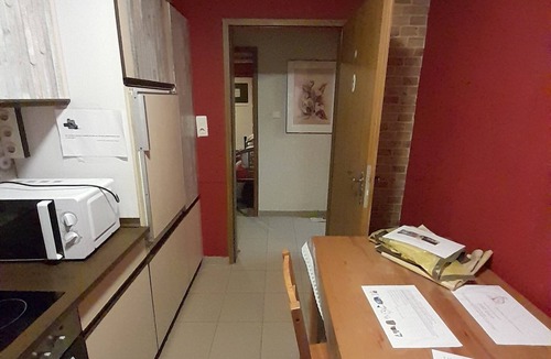 Pirmasens Apartment | Worker's quarters with 3 single beds, a kitchen, and a bathroom; Wi-Fi