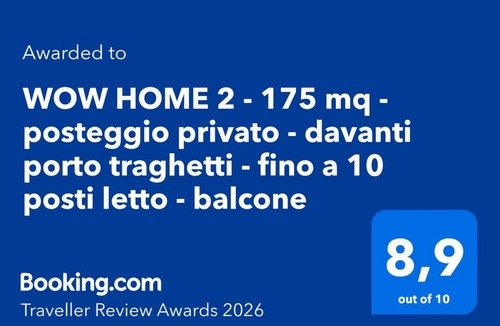 San Teodoro Apartment | WOW HOME 2 - 175 mq - posteggio privato - davanti porto traghetti - fino a 10 posti letto - balcone