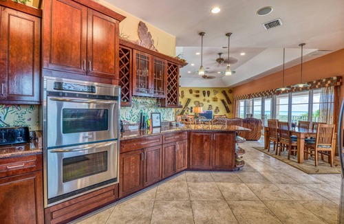 West End House | Wrap Around Ocean View, Deep Water Dock, Pool and Tiki Bar