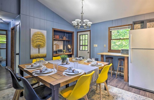 Gouldsboro Cabin | Wraparound Deck: Big Bass Lake Home in Gouldsboro