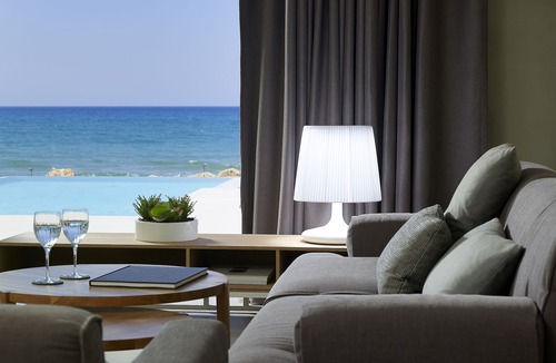 Korfalonas Villa | Youphoria Beach front luxury villa Amoss 2 bedrooms