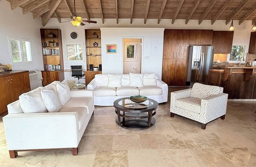 Estate Carolina Villa | Your Private Getaway on Bordeaux Mountain: Relax with A/C, Hot Tub, and Breathtaking Views