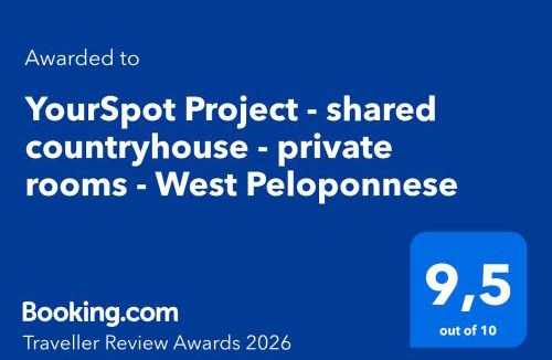 Kakovatos House | YourSpot Project - shared countryhouse - private rooms - West Peloponnese