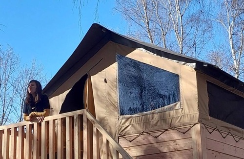 Sauxillanges Cabin | ZEcamping 3* piscine dog friendly fitness tente 8m2 2 pers