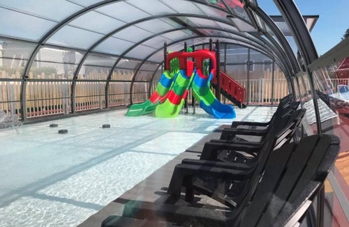 Quettehou House | ZEcamping 4 étoiles animé 500m plage piscine couverte mobil-home 25m2