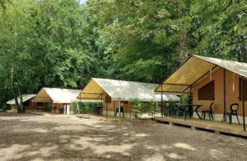 Quettehou House | ZEcamping 4* familial 500m plage piscine couverte mobil-home 35m2