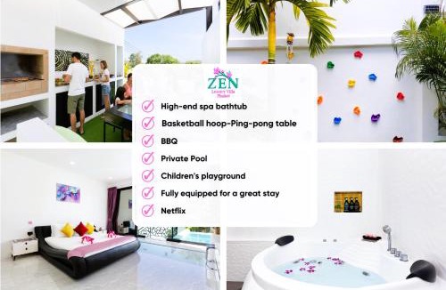 Rawai Villa | Zen Luxury Villa, Rooftop BBQ, Resort Pool & Kids Zone