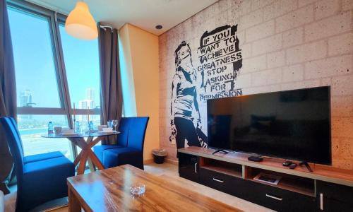 Doha Apartment | Zigzag Tower A- Affordable, 2 Bedroom Apartment, Sea View 303A