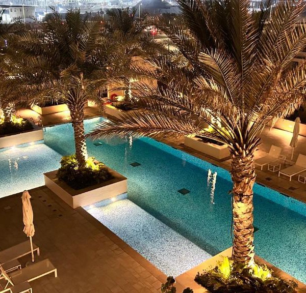 1-Bed Loft with Pool View