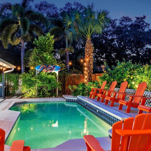 2,100sqf Villa · KING Beds · Heated Pool · Game Room · GYM · Beach 2miles