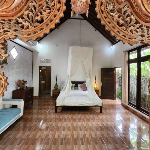 2 Private Villas in the Quiet Ubud Countryside with 2 Private Pools