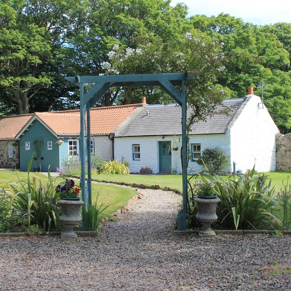 2 self-catering cottages booked as one with secure garden area.