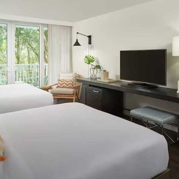 2 Spacious Resort Room Featuring 2 Queens and Lush