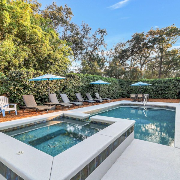 3rdRowOcean Palmetto Dunes Dog Friendly Home w/FREE Pool/Spa Heat Seasonally